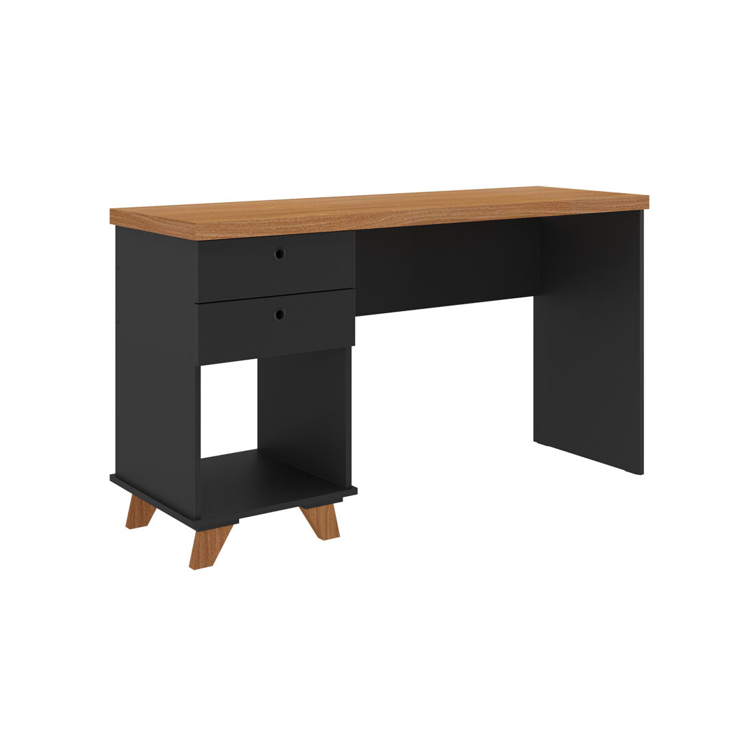 Mesa de Escritorio Artany 6360 Sky Freijo/Negro