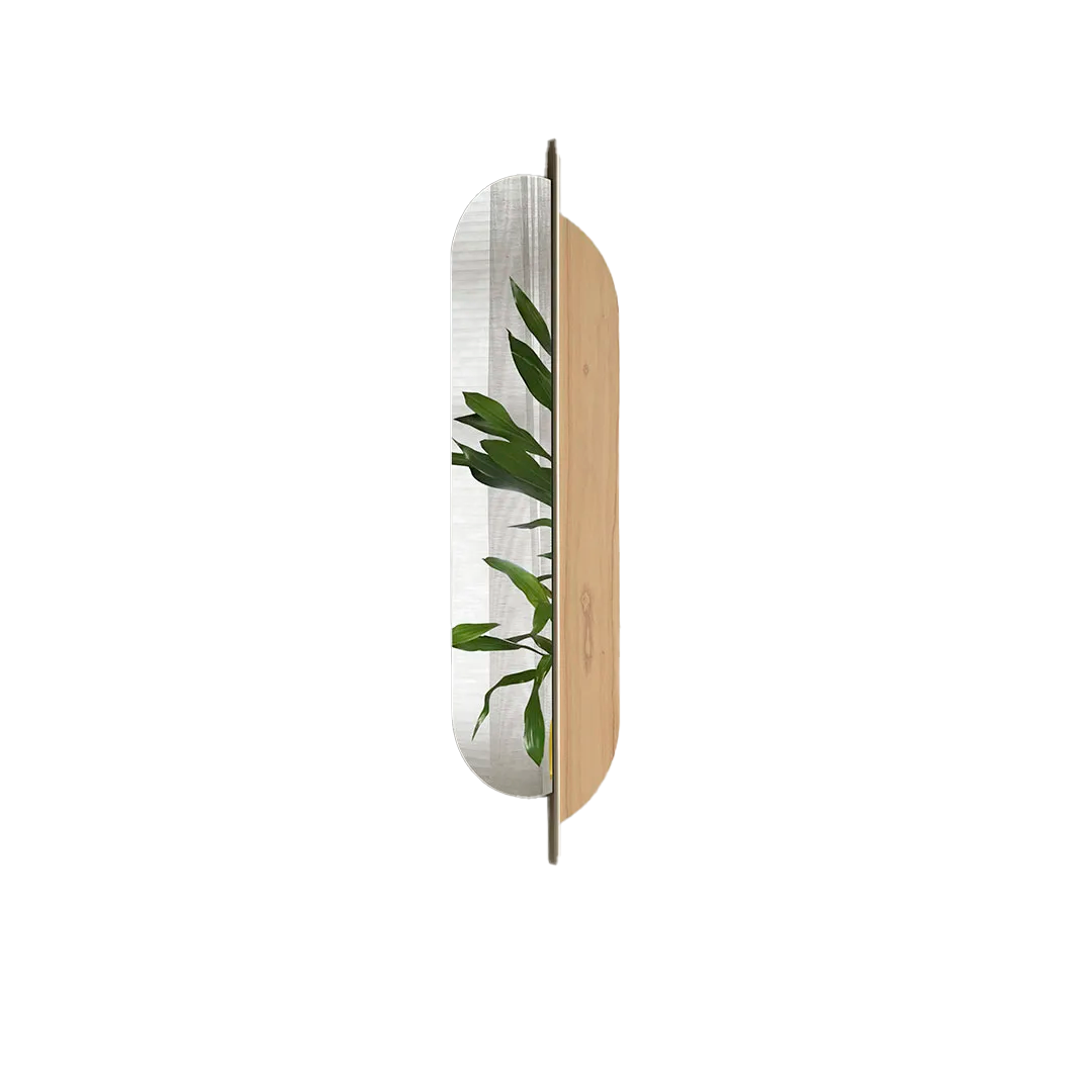 Espejo Decorativo CCL CL-239 Miel Metal Dorado