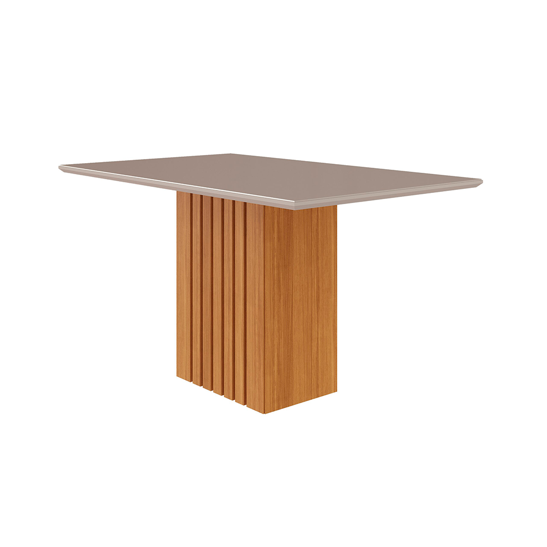 Mesa de Comedor Cimol Ana 130 cm Nature/Creme