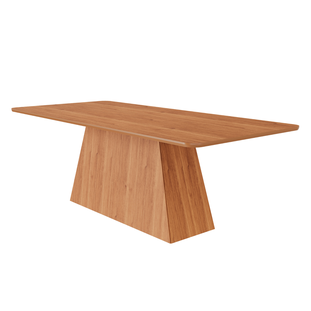Mesa de Comedor Cimol Helena S/ Vidrio Cinamomo