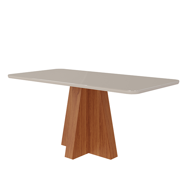 Mesa de Comedor Cimol Maite 160cm Creme
