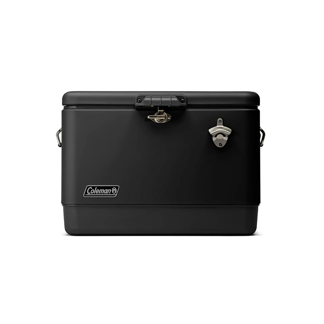 Conservadora Coleman 54 QT Negro Acero Inox