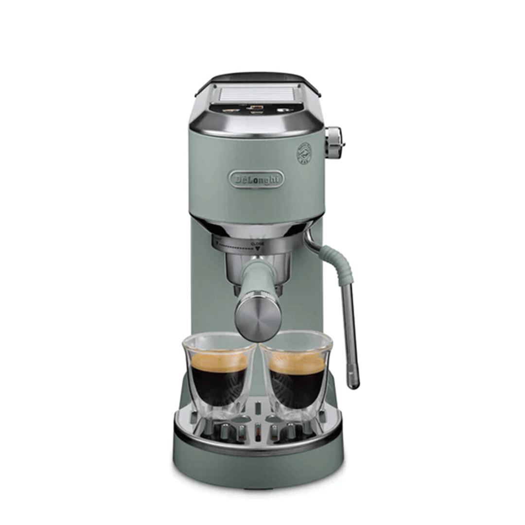 Cafetera Delonghi Dedica Duo Pistacho 952/480