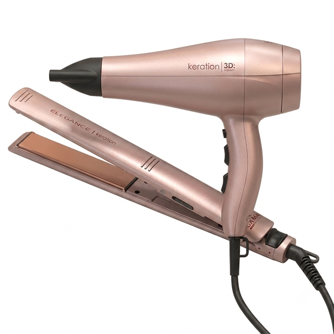 Combo Planchita + Secador Gama Keration 900/7200