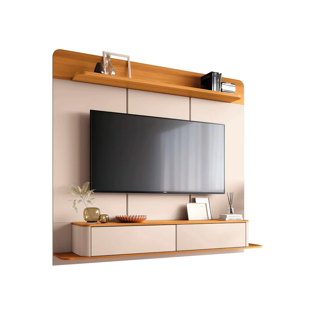 Home para Tv HB Suspenso Galaxy Hasta 65" OffWhite/Cinamomo