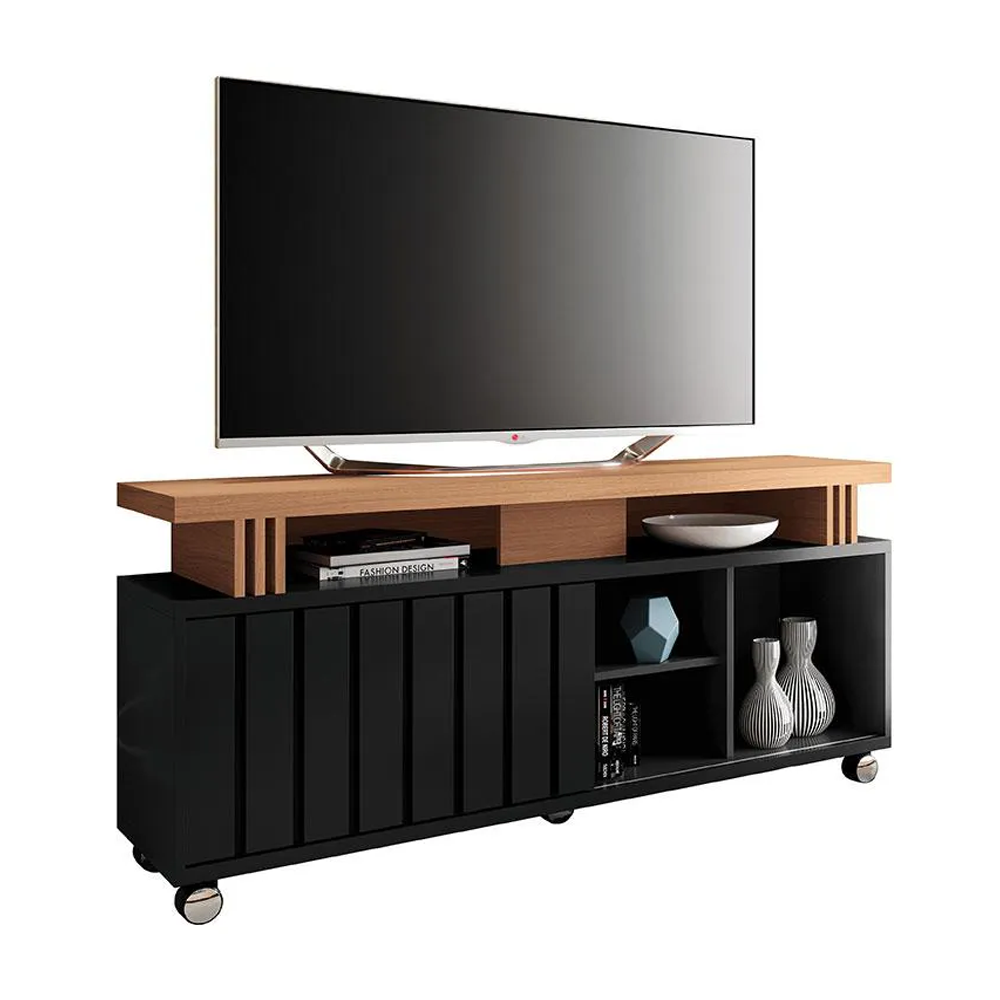 Rack para Tv HB Briz  Negro/Carv hasta 50"