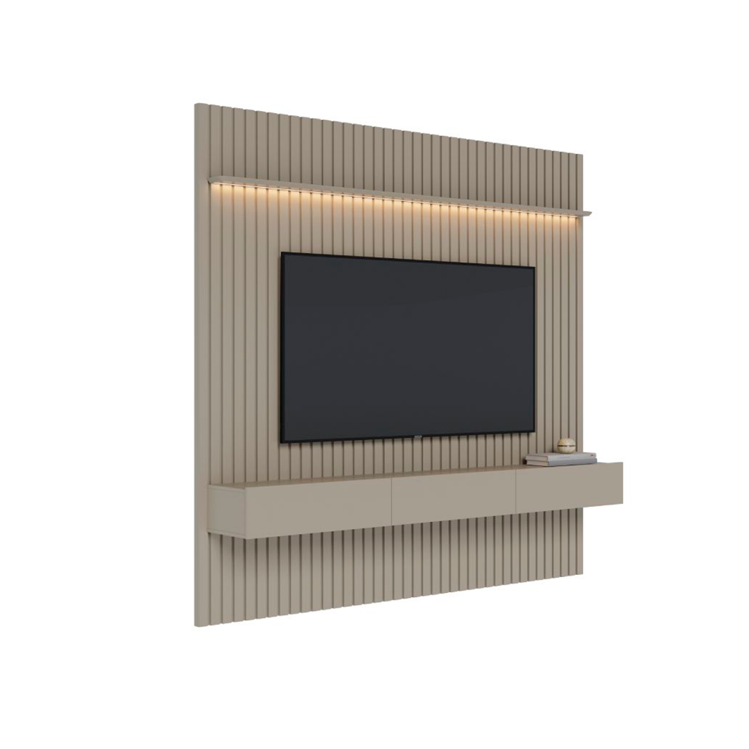 Home para Tv Imcal Ripado Prime Led Hasta 70" Giandula