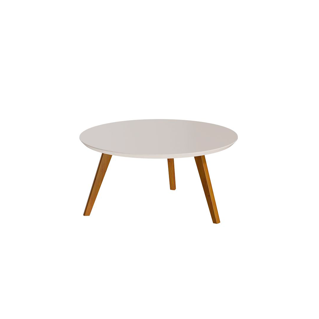 Mesa de Centro Imcal Classic Redonda Off White