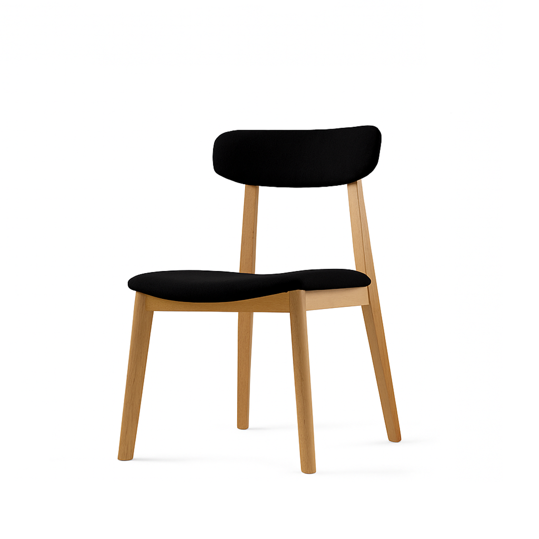 Sillas de Comedor Inter Premium 2 Unidades Negro 7519.179