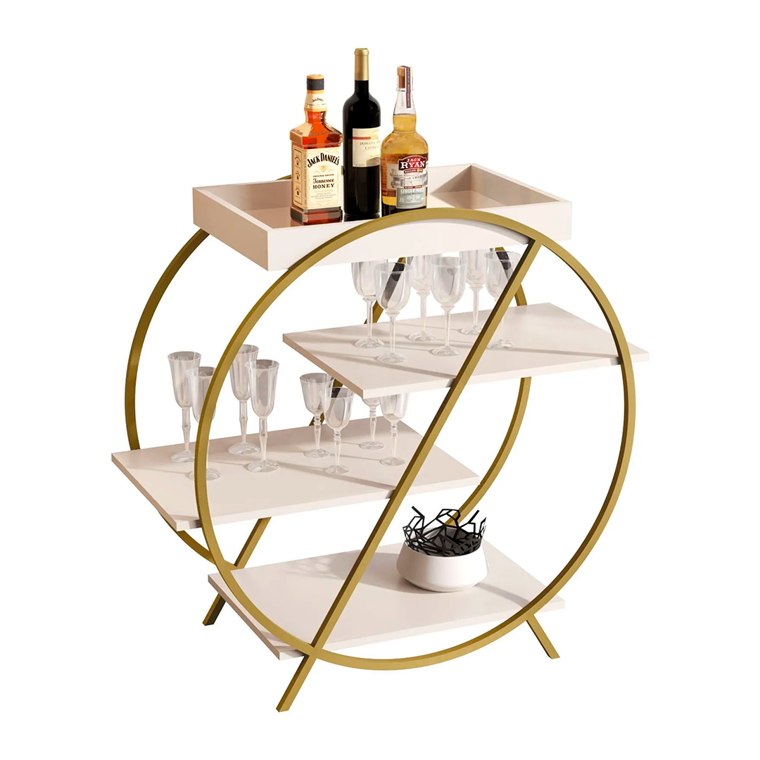 Bodega P/Vino JB 4009 Luxo Off/Whi/Bronce 28956