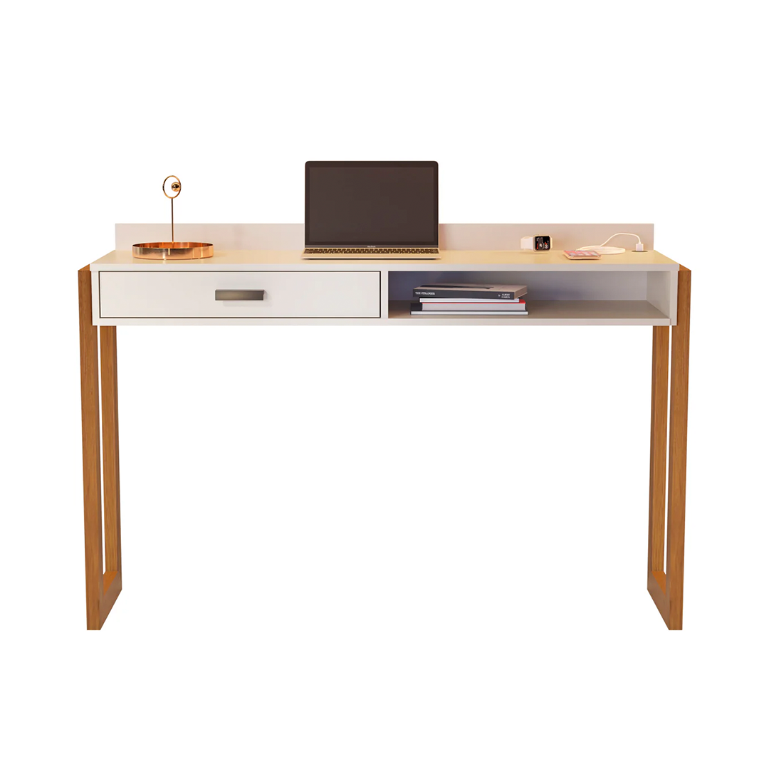 Mesa de Escritorio JB New Luxo 6055 Off White