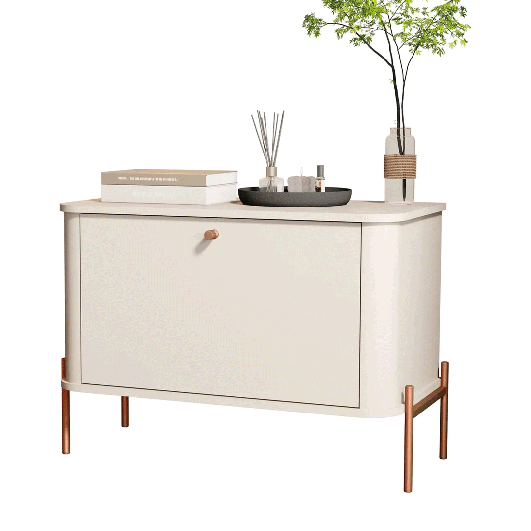Mesa de Luz JB Tucupi Off White/Bronce 32701