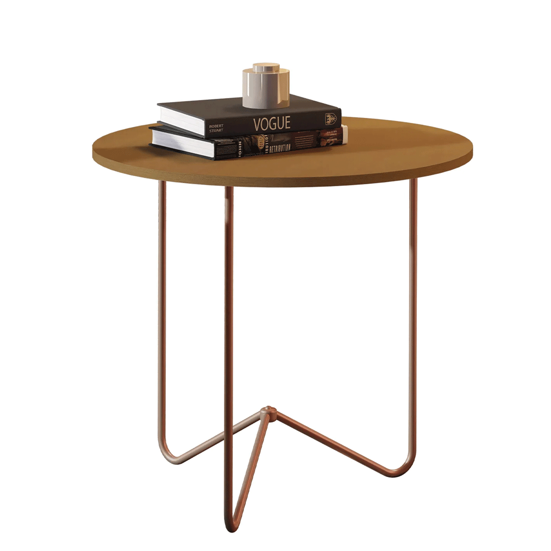 Mesa Lateral JB 8004 Nature/Bronce 31770