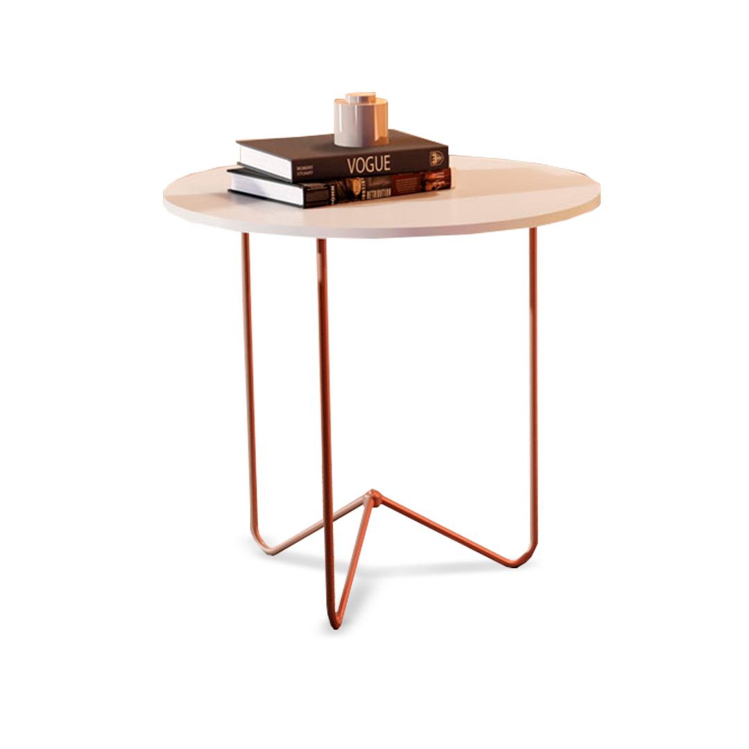 Mesa Lateral JB 8004 Off White/Bronze  27708