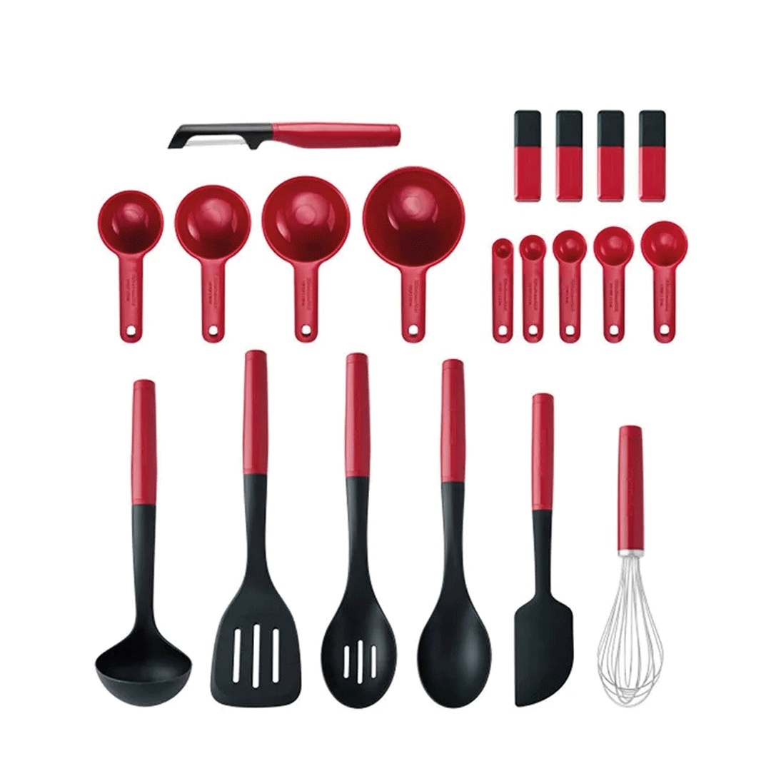 Kit de Utensilios de Cocina Kitchenaid 20 Piezas Rojo 103866