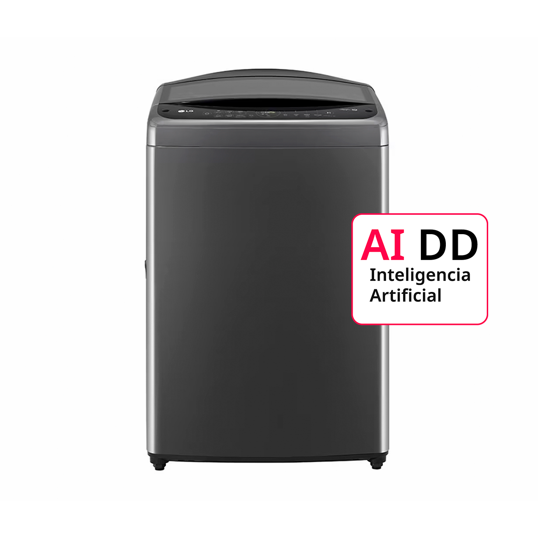 Lavarropas LG WT19BV6 19 Kg C/Superior Negro
