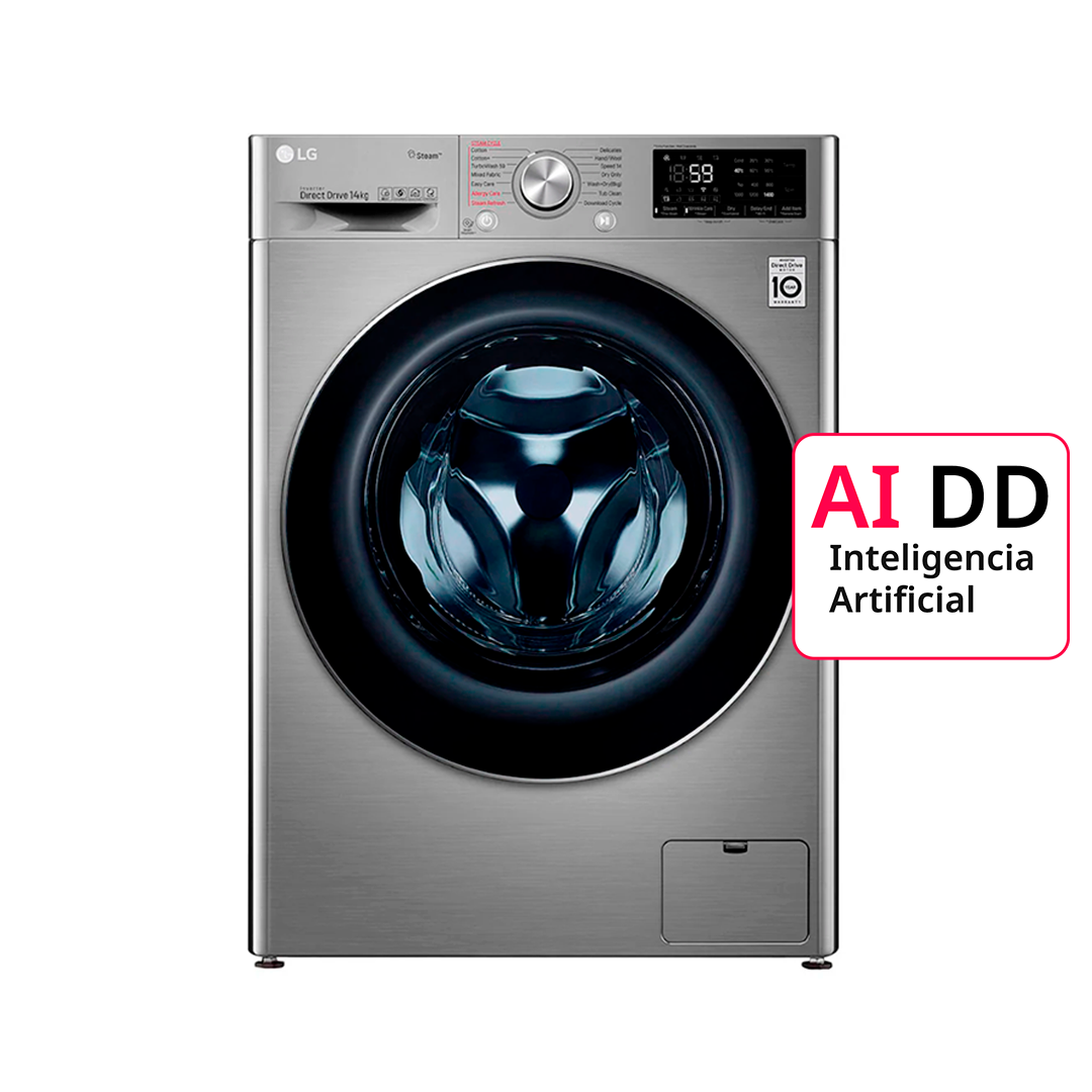 Lavasecarropas LG WD14VVC4 14/8 Kg Inox Inverter
