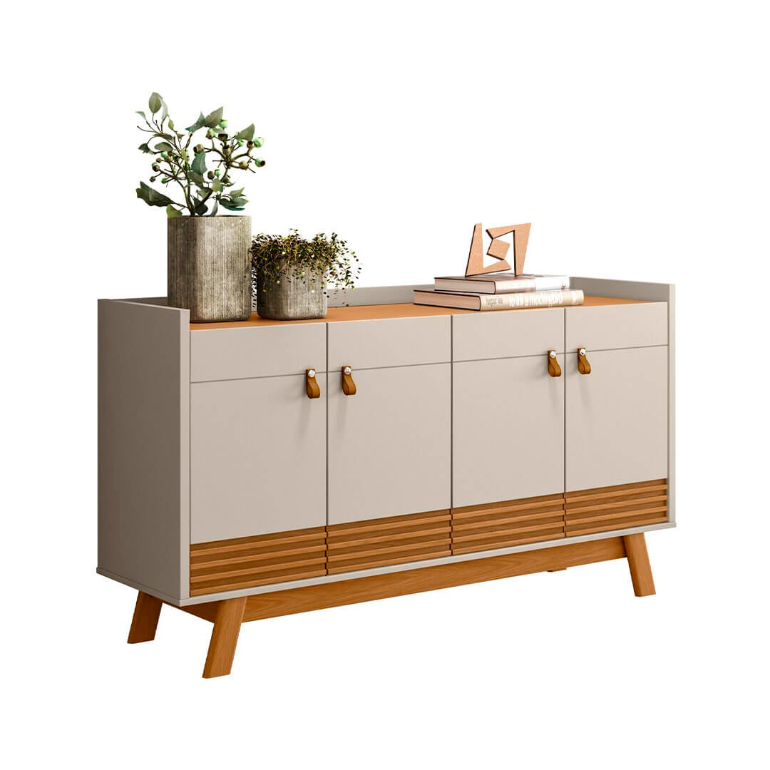 Buffet Linea Abruzzo 160 cm Nature/Off White 207039