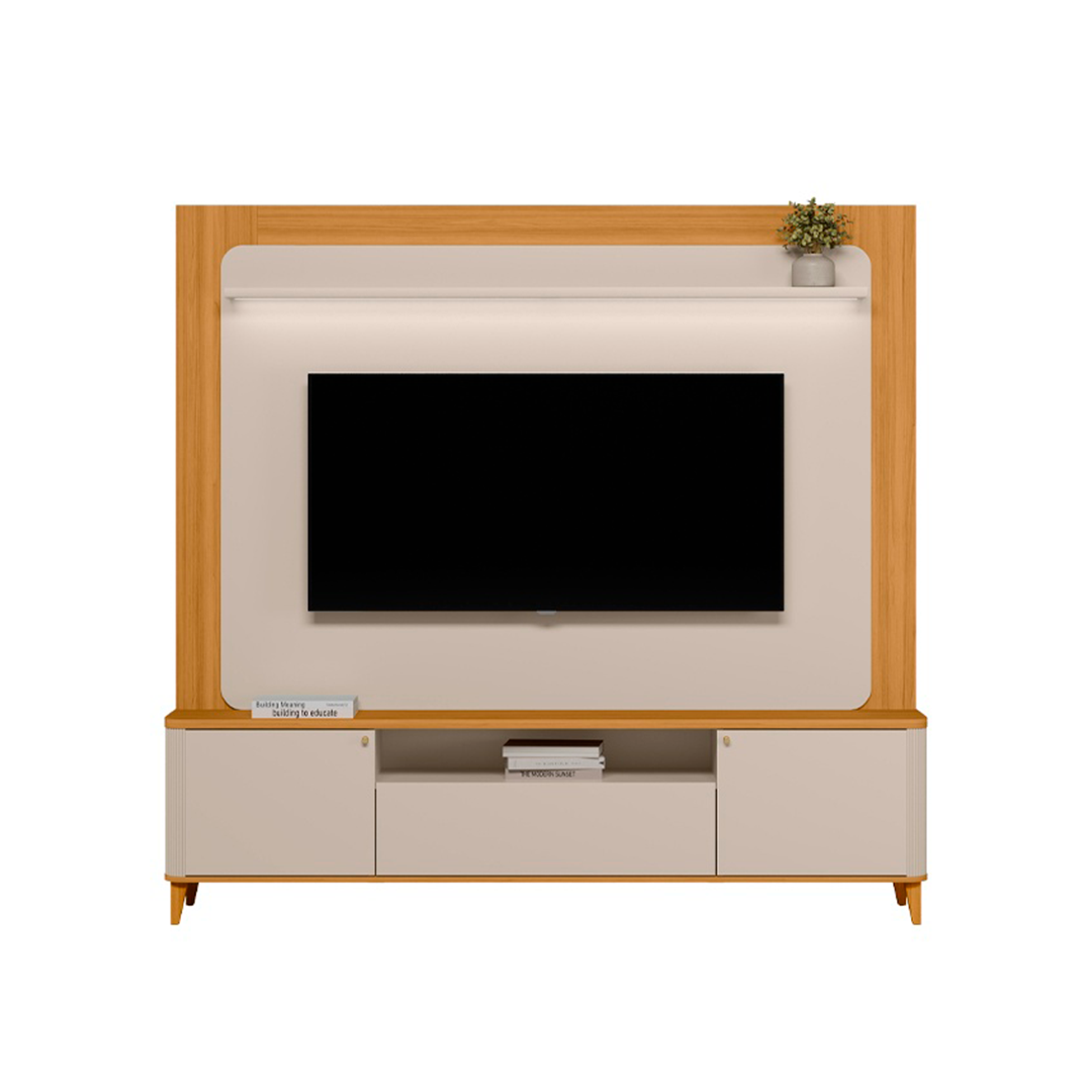 Home para Tv Linea Munique Hasta 70" Tauri/OffWhi/Mate