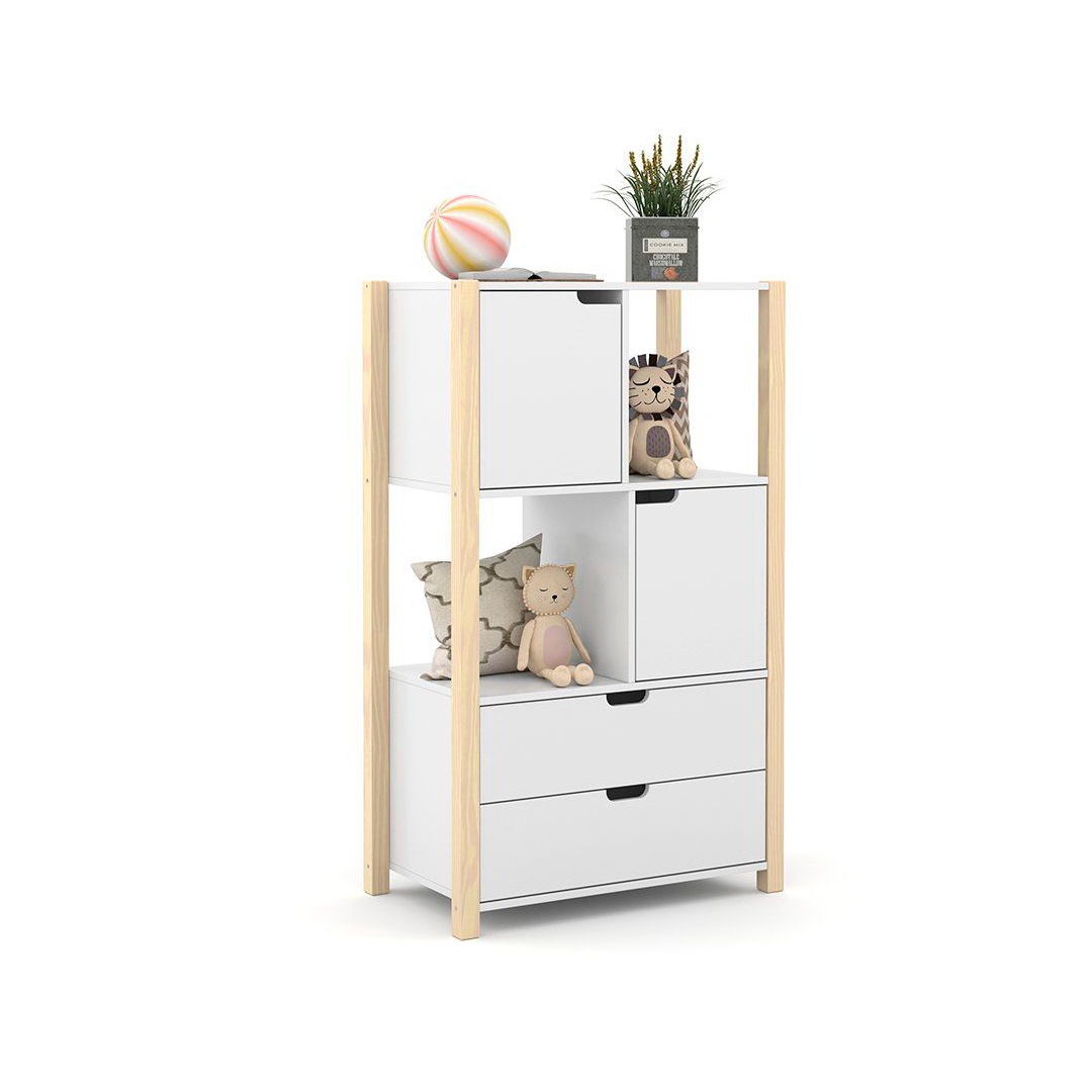 Armario Matic Organizador Kids Liv Bco Soft/Nat 71153