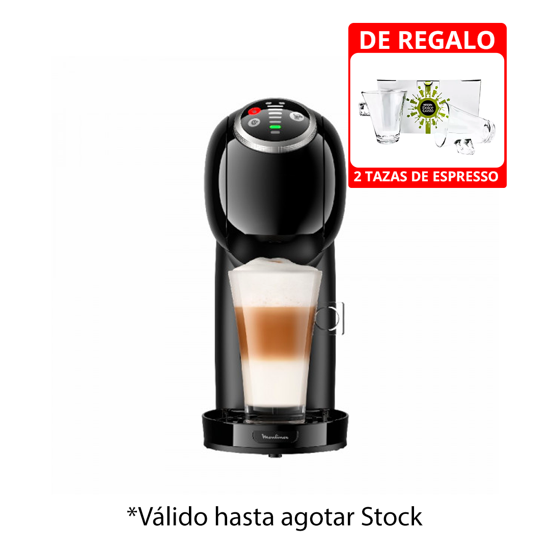 Cafetera Moulinex Dolce Gusto Genio S Plus 0.8 Lts. Negro.