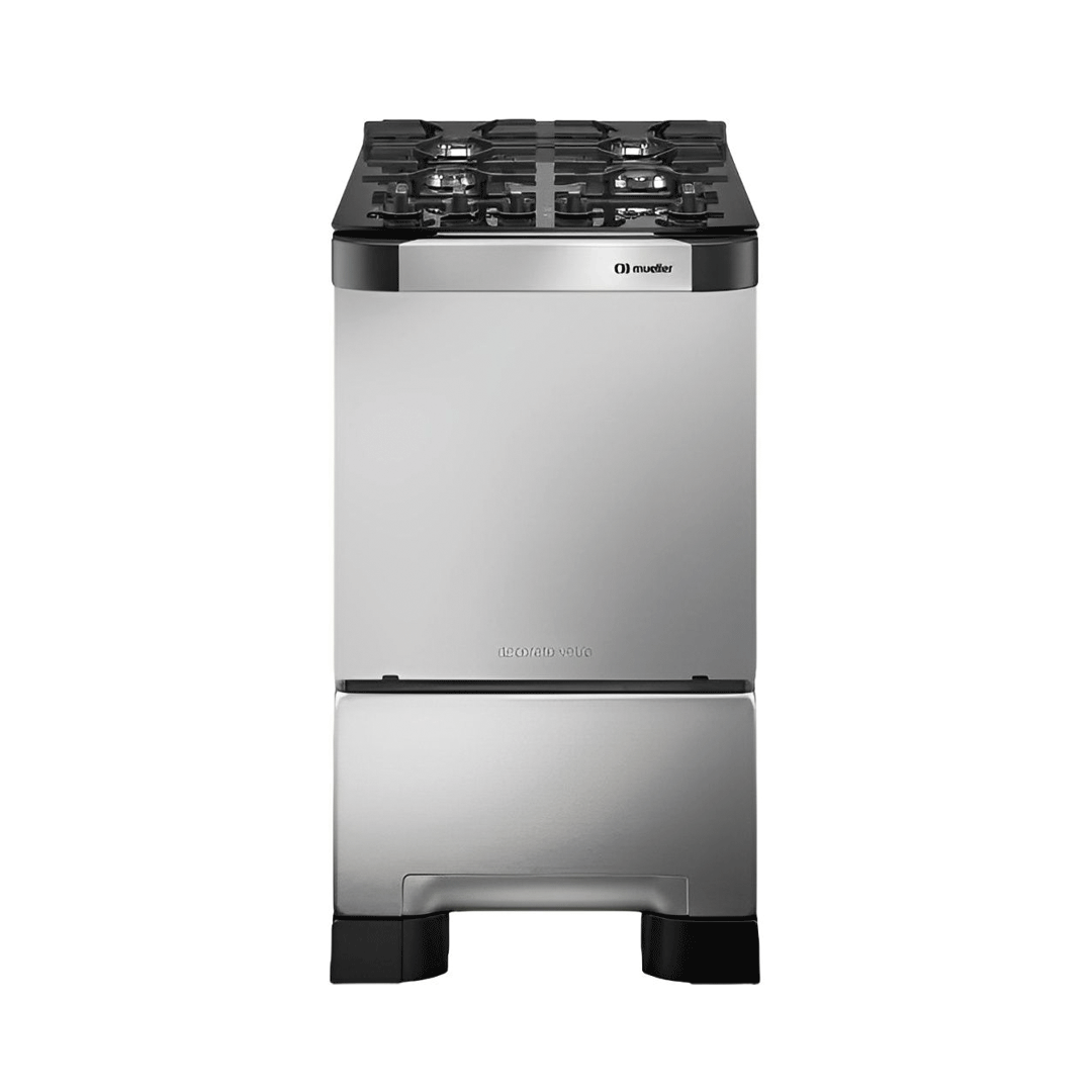 Cocina Mueller Decorato Vetro 4 Hornallas
