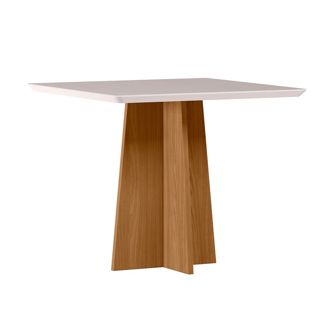 Mesa de Comedor New Ceval Anitta 90 cm Ype/OffWhite