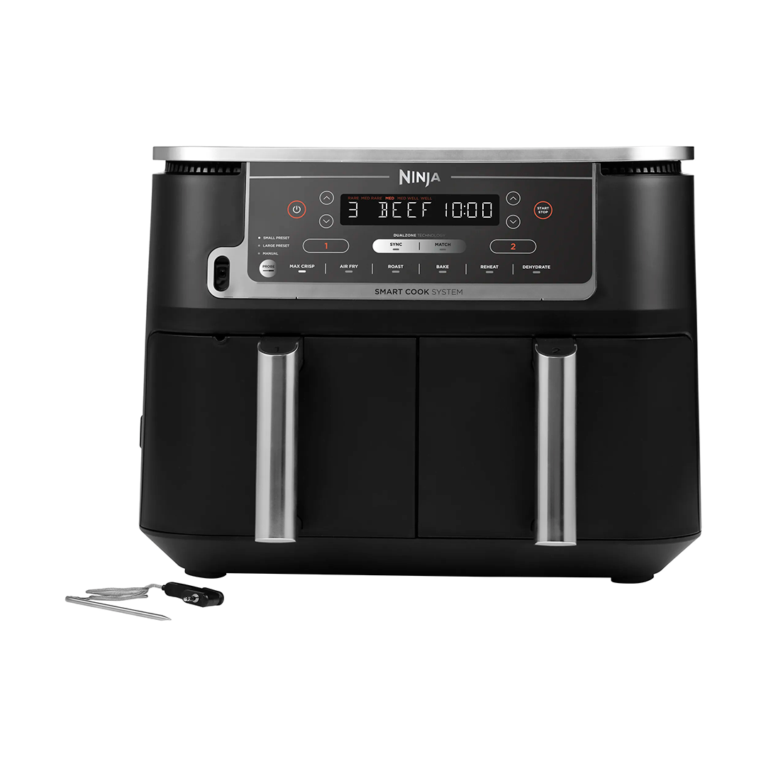 Freidora Airfryer Ninja AF451 Doble Digital 6 en 1 9.5 Lts