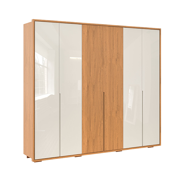Ropero Robel Concept 2.7 6 Puertas Freijo/Off White