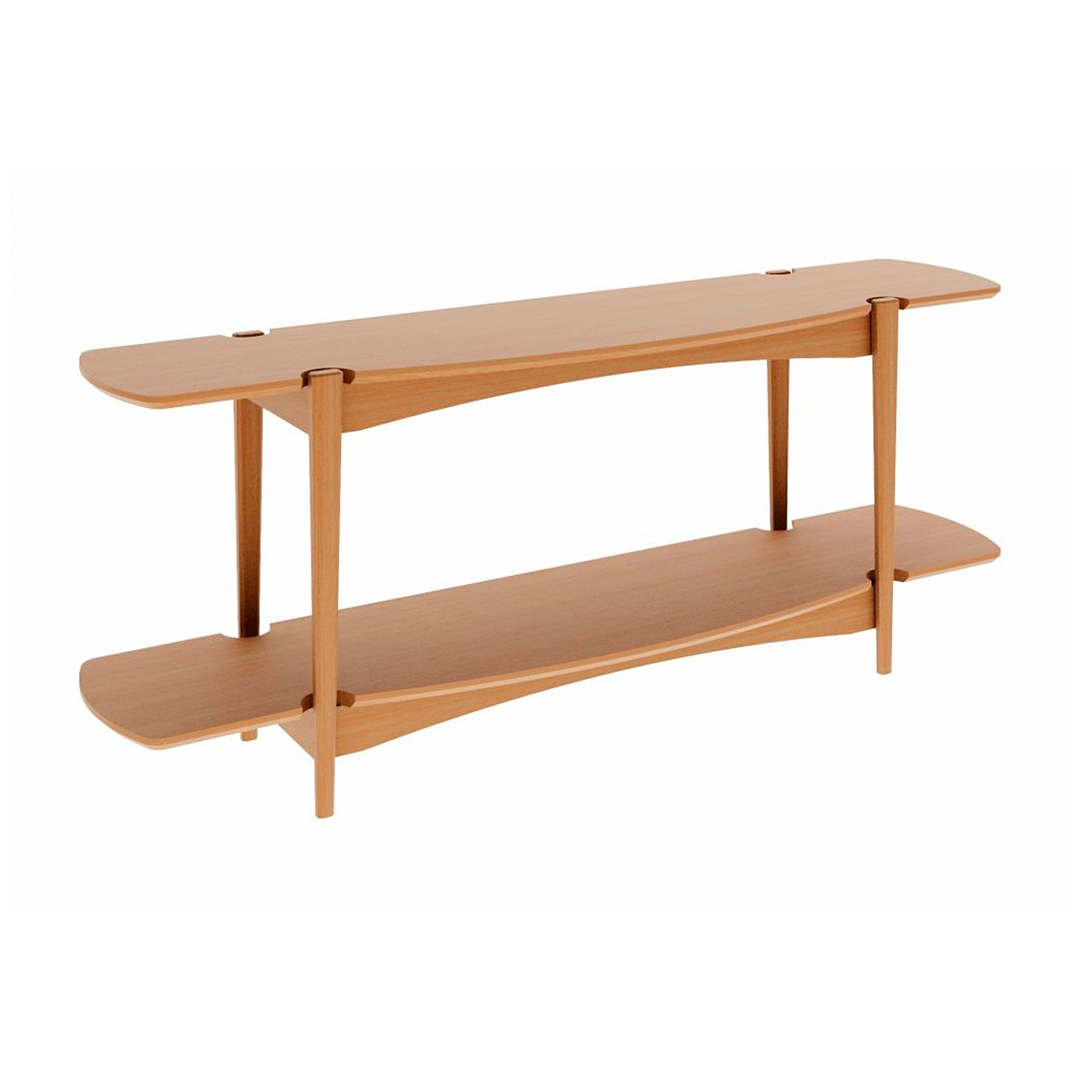Aparador Rudnick Leona 160 cm Cinamo/Natural
