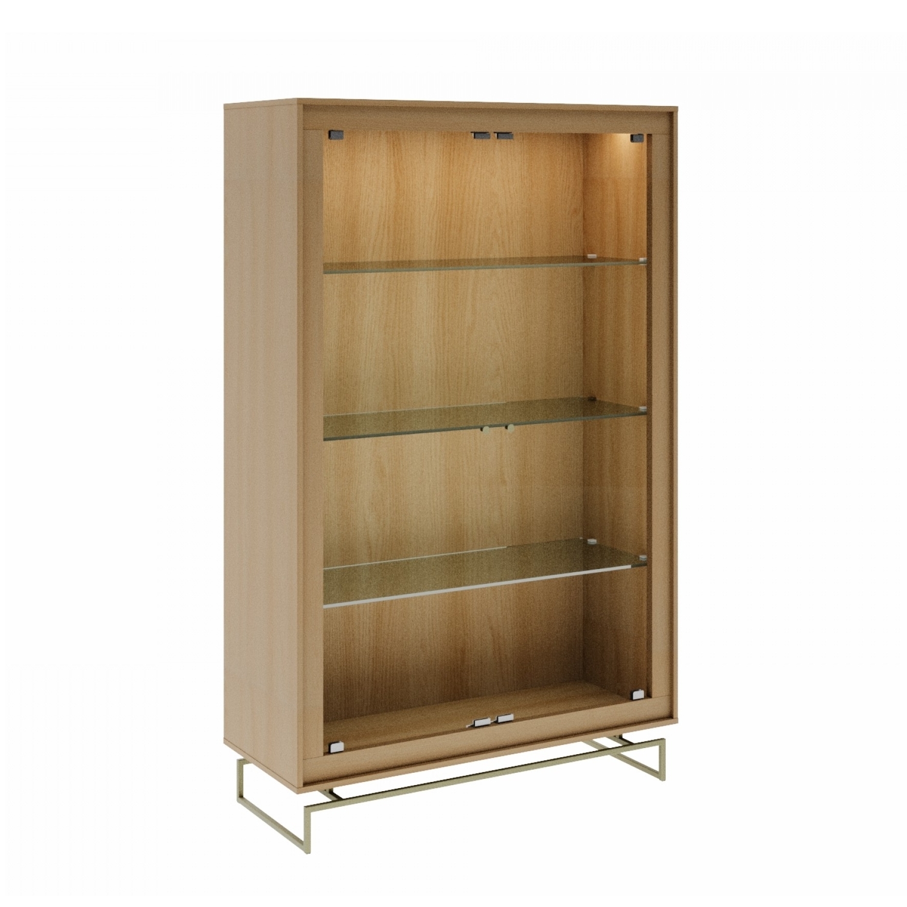 Cristalera Rudnick Prestige Alamo Metal Dor