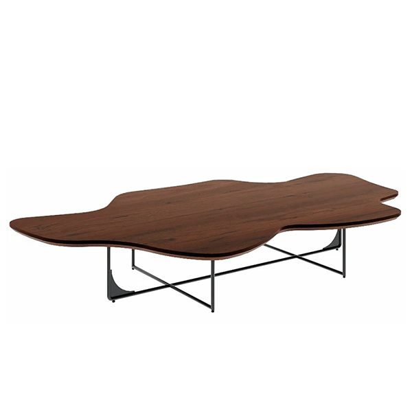 Mesa de Centro Rudnick Tina 160 Cm. Avela/Metal