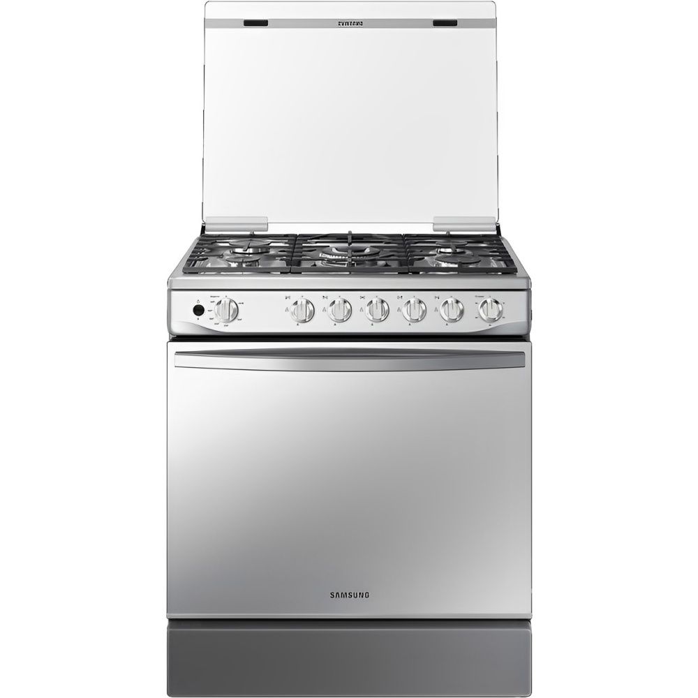 Cocina a Gas Samsung NX52A7422CS 5 Hornallas Silver