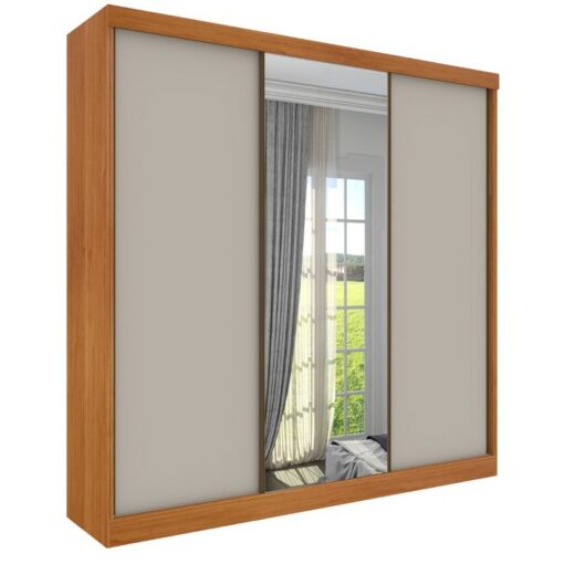 Ropero Tcil Dacar 3 Puertas Cinamo/Off White