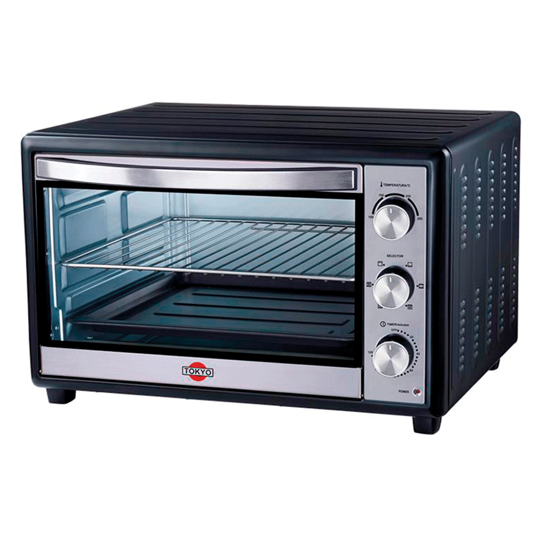 Horno Eléctrico Tokyo Listo Plus 56 Lts Negro