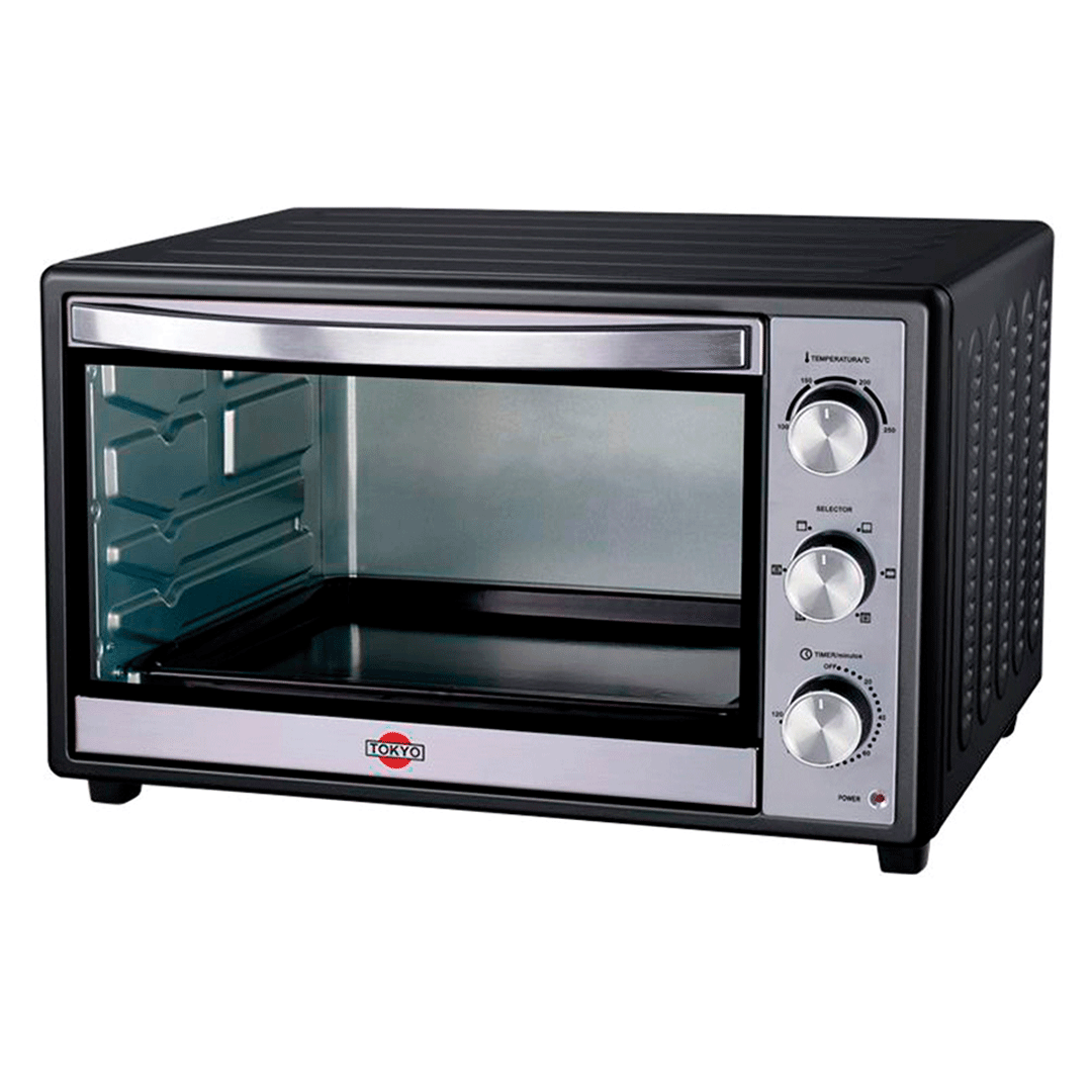 Horno Eléctrico Tokyo Listo Plus 66 Lts Negro