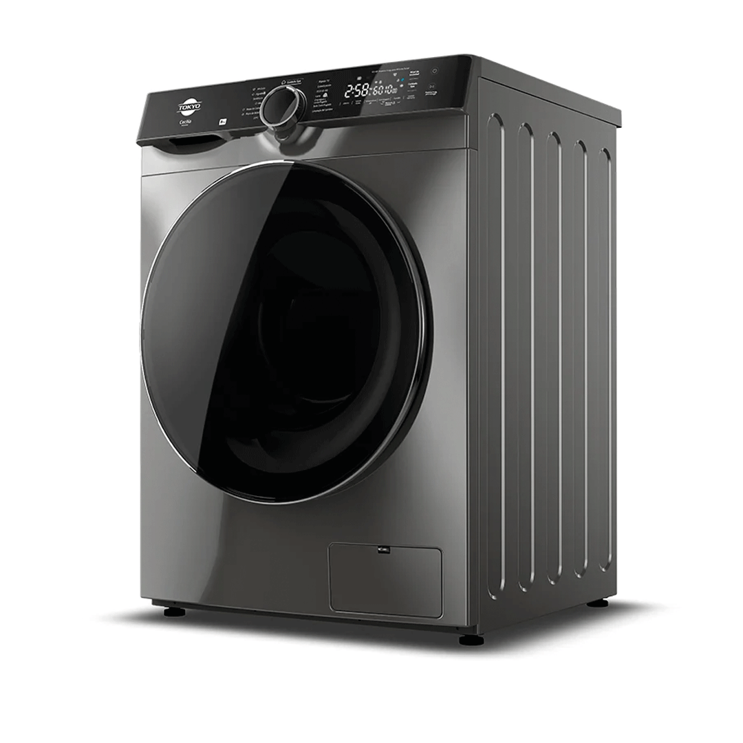Lavarropas Tokyo Cecilia Inverter 10,5 Kg Gris