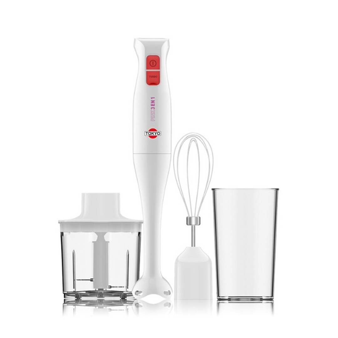 Mixer Tokyo Pink-N 3 en 1 C/Accesorios Inox