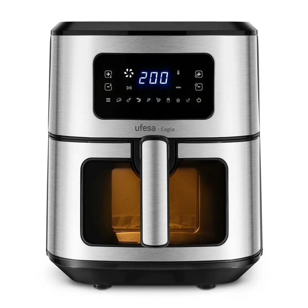 Freidora Air Fryer Ufesa Eagle Digital 6.5 Lts Inox