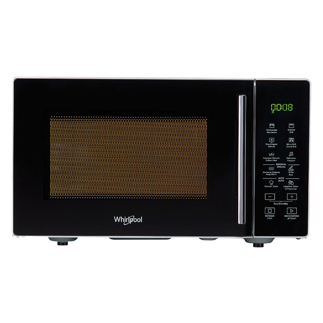 Microondas Whirlpool WMG25SZIM 25Lts C/Grill Silv